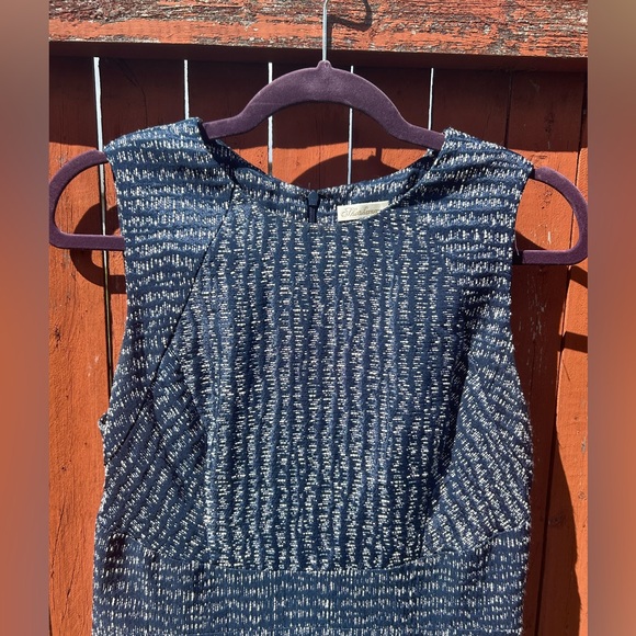 Shoshanna Black and Silver Midi Dress - Picture 3 of 9